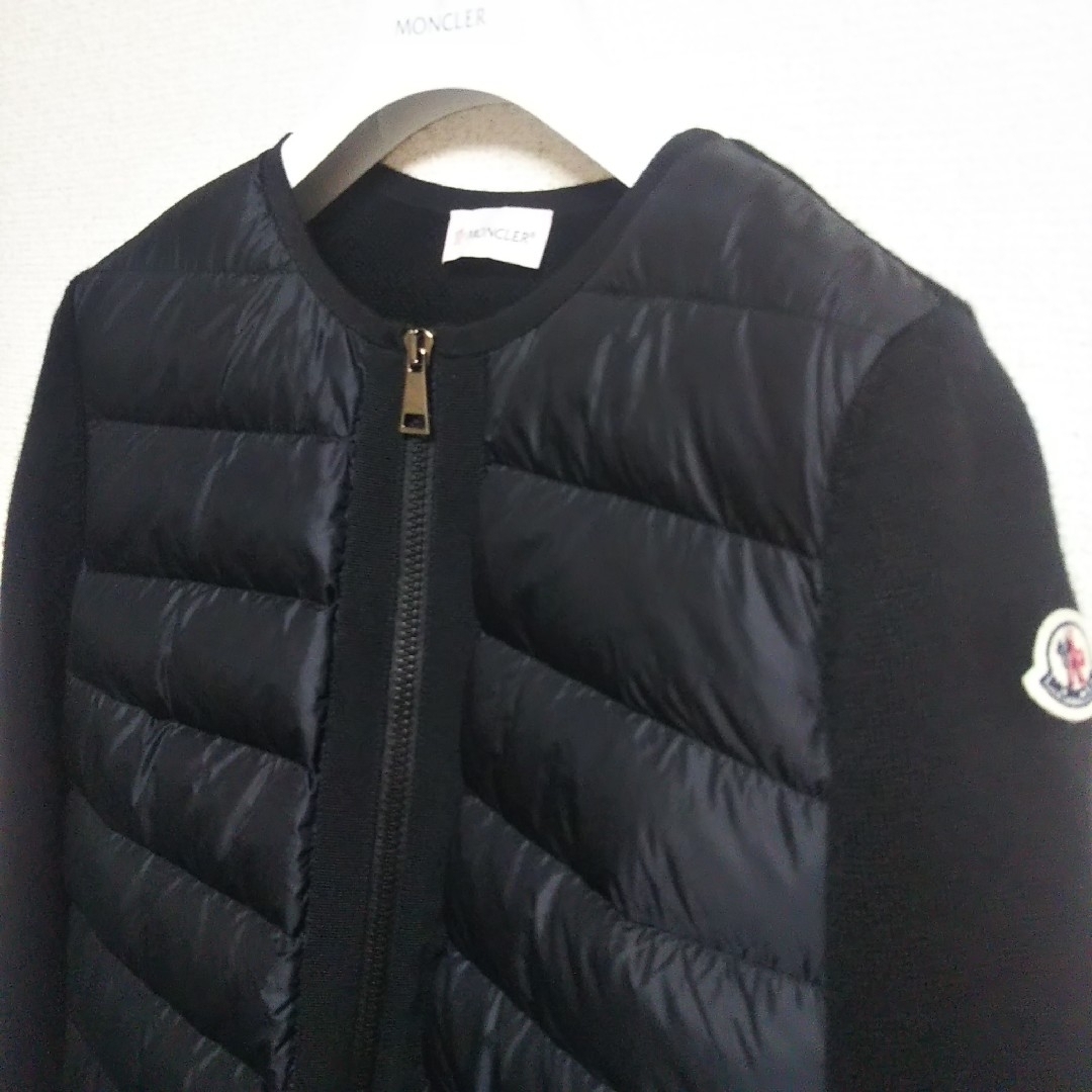 MONCLER - モンクレール Maglione カーディガン ニット ダウン 切替 MONCLER - モンクレール Maglione カーディガン ニット ダウン 切替