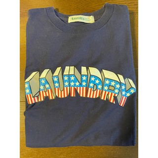ランドリー(LAUNDRY)のLaundry ランドリー Tシャツ ネイビー M 星条旗(Tシャツ/カットソー(半袖/袖なし))