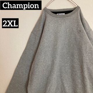 チャンピオン(Champion)のChampionチャンピオンスウェットトレーナー刺繍ワンポイントスリーブロゴ(スウェット)