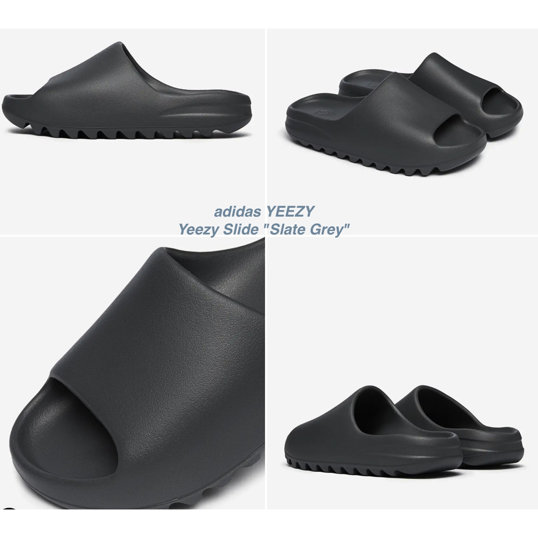 ★新品希少★adidas YEEZY Slide Slate Grey イージー