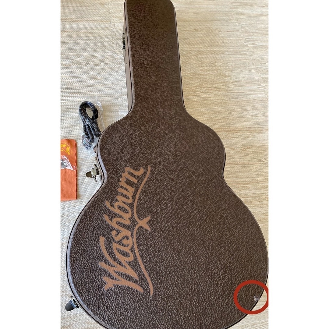 Washburn(ワッシュバーン)の専用ページ　Washburn ワッシュバーン　EA14 ATB ハードケース付 楽器のギター(アコースティックギター)の商品写真