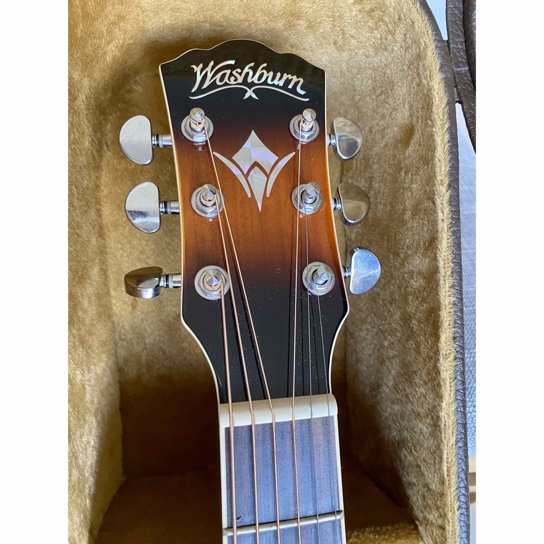 Washburn(ワッシュバーン)の専用ページ　Washburn ワッシュバーン　EA14 ATB ハードケース付 楽器のギター(アコースティックギター)の商品写真