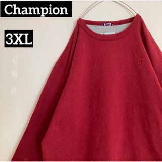 チャンピオン(Champion)のChampionチャンピオンスウェットビックサイズ刺繍ワンポイントスリーブロゴ(スウェット)