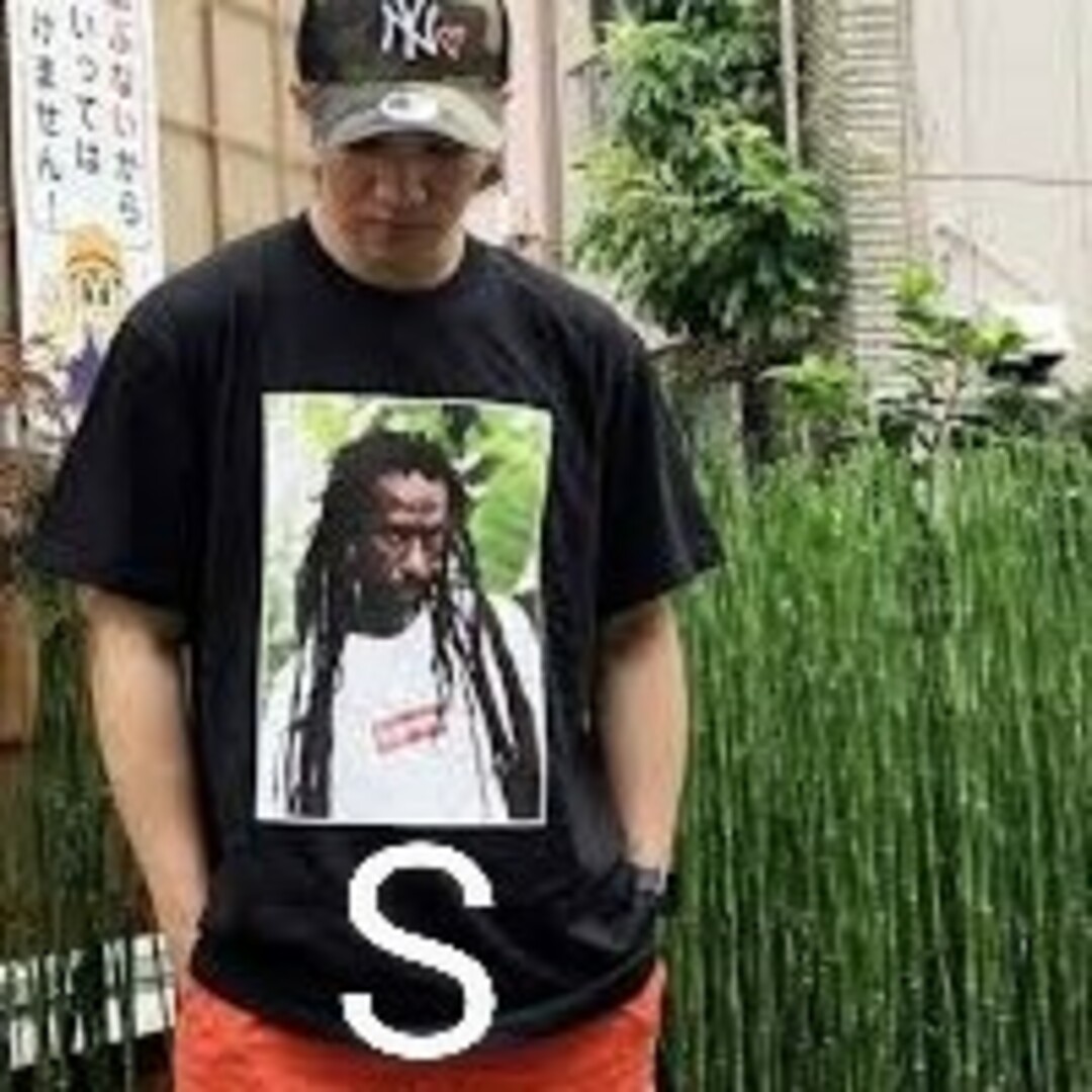 黒 S 19SS Supreme Buju Banton Tee フォトT