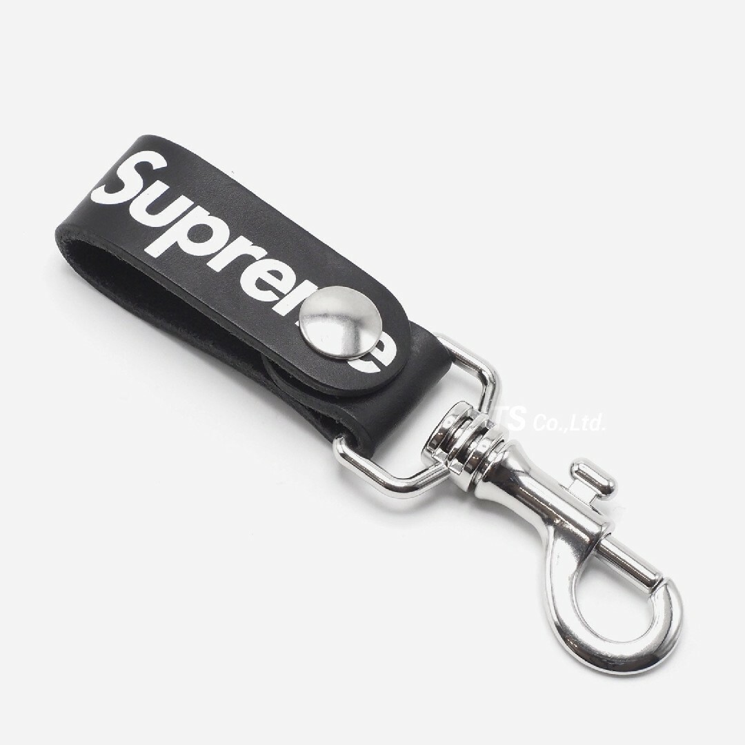 Supreme Leather Key Loop キーループ 黒 ブラック