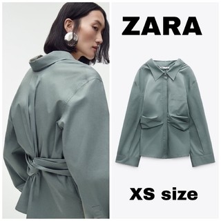 ザラ(ZARA)のZARA　プレミアム フィット シャツ　XSサイズ(シャツ/ブラウス(長袖/七分))