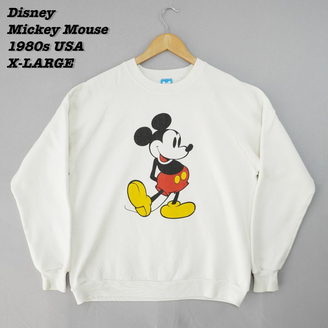 Disney - Disney Mickey Mouse Sweatshirt 1980s XLの通販 by Loki