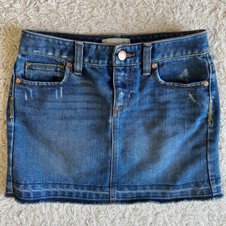 オールドネイビー(Old Navy)の☆中古品☆ OLD NAVY デニムミニスカート　サイズ10 130cm(スカート)