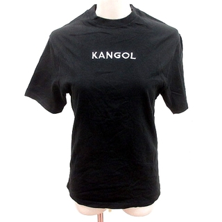 カンゴール(KANGOL)のカンゴール KANGOL カットソー Uネック 半袖 XS 黒 ブラック(カットソー(半袖/袖なし))