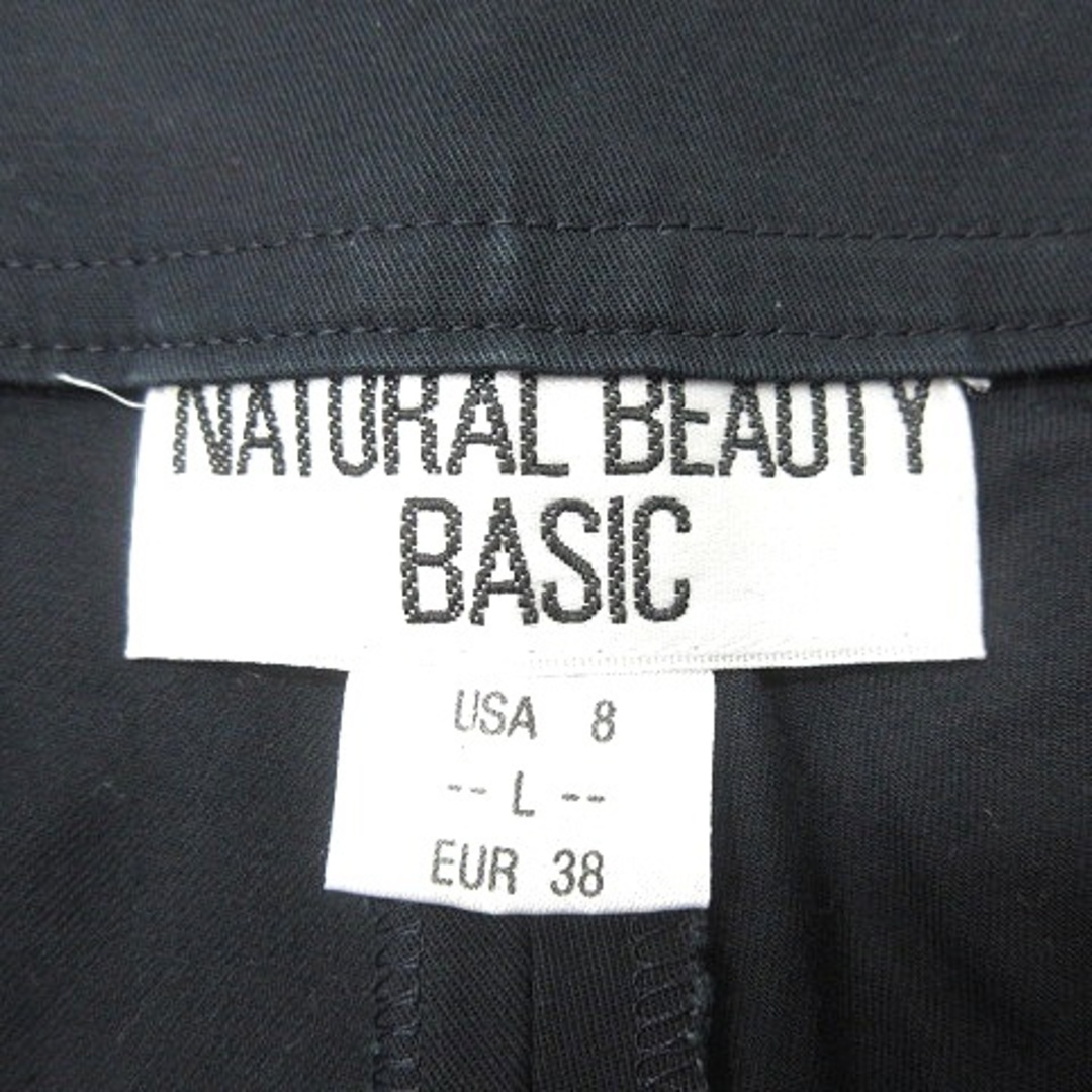 NATURAL BEAUTY BASIC(ナチュラルビューティーベーシック)のナチュラルビューティーベーシック テーパードパンツ L 黒 ブラック レディースのパンツ(その他)の商品写真