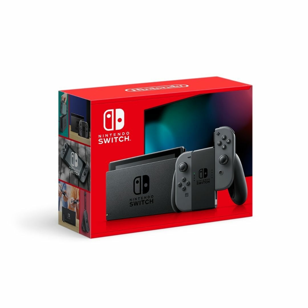 【すぐ遊べるセット】任天堂 Switch 新型  グレー セット07-181