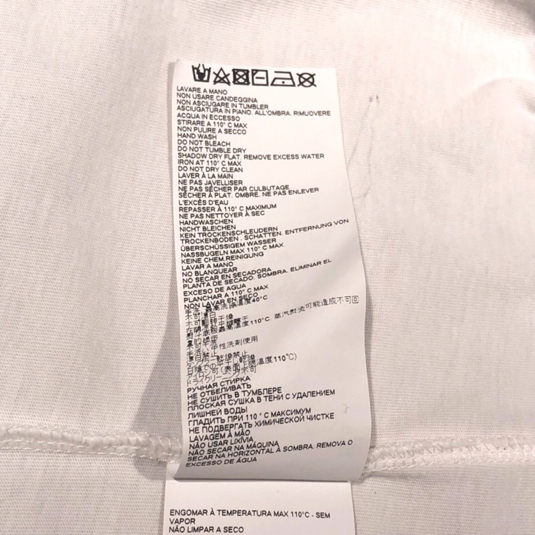 メゾン マルジェラ Maison Margiela テーププリントロゴTシャツ S29GC0296 ホワイト コットン レディース 半袖Ｔシャツ