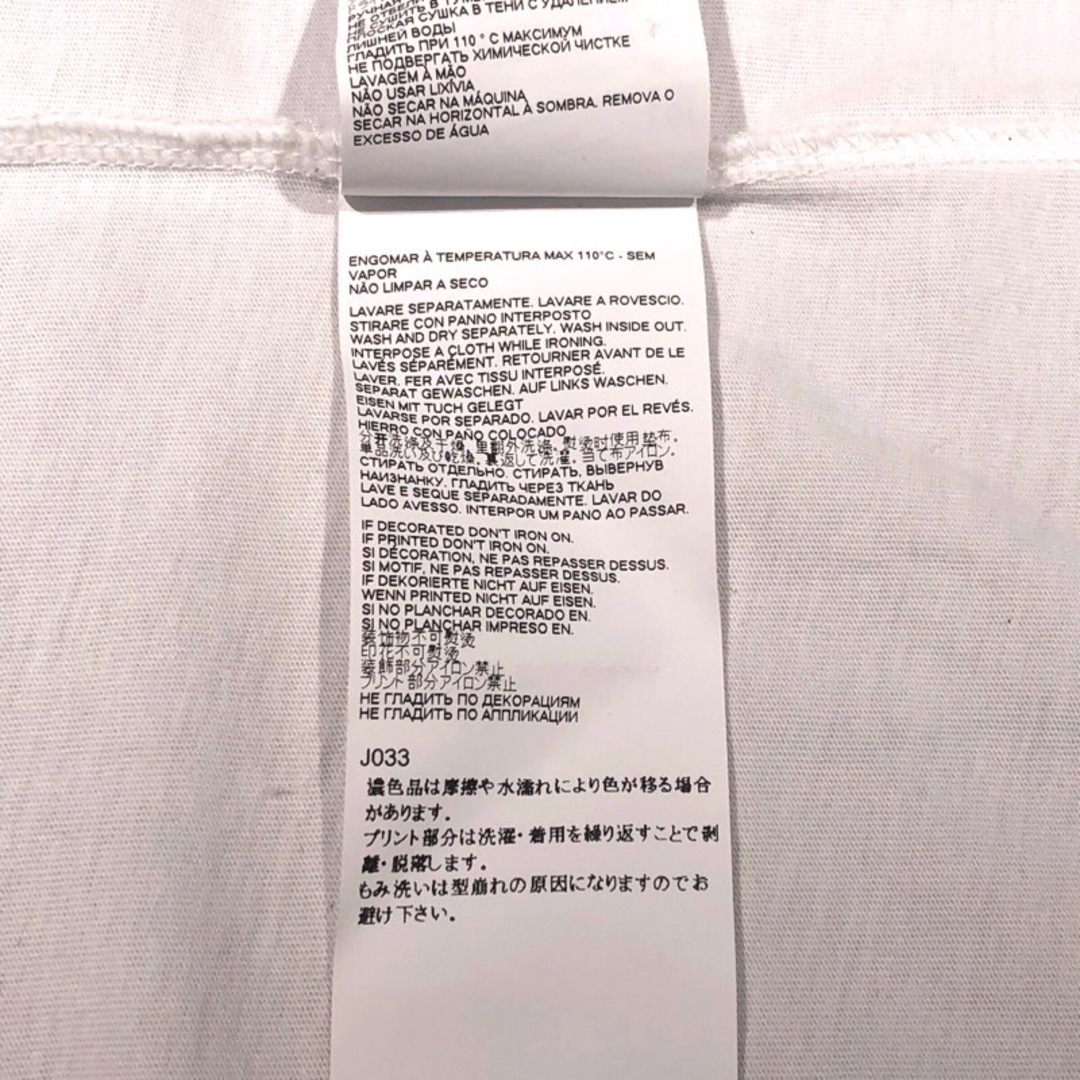 メゾン マルジェラ Maison Margiela テーププリントロゴTシャツ S29GC0296 ホワイト コットン レディース 半袖Ｔシャツ