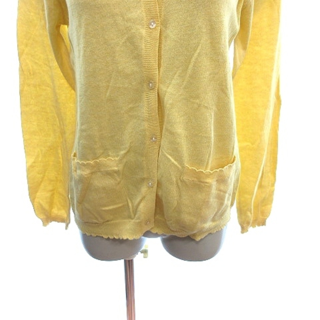 SM2(サマンサモスモス)のサマンサモスモス SM2 ニットカーディガン 長袖 黄色 イエロー /AU レディースのトップス(カーディガン)の商品写真