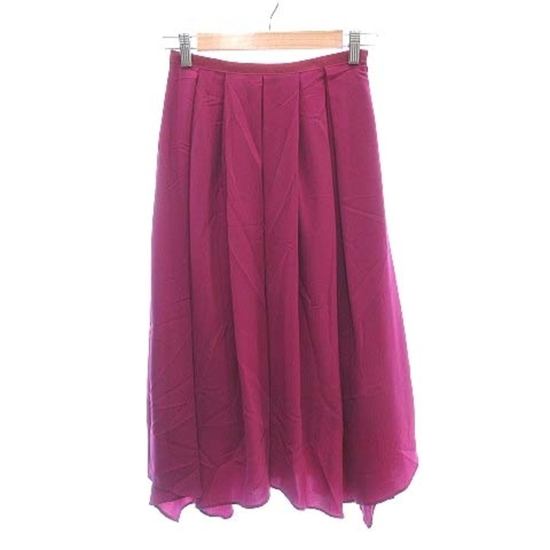 ROPE’(ロペ)のロペ ROPE フレアスカート ロング タック 36 紫 パープル /CT レディースのスカート(ロングスカート)の商品写真