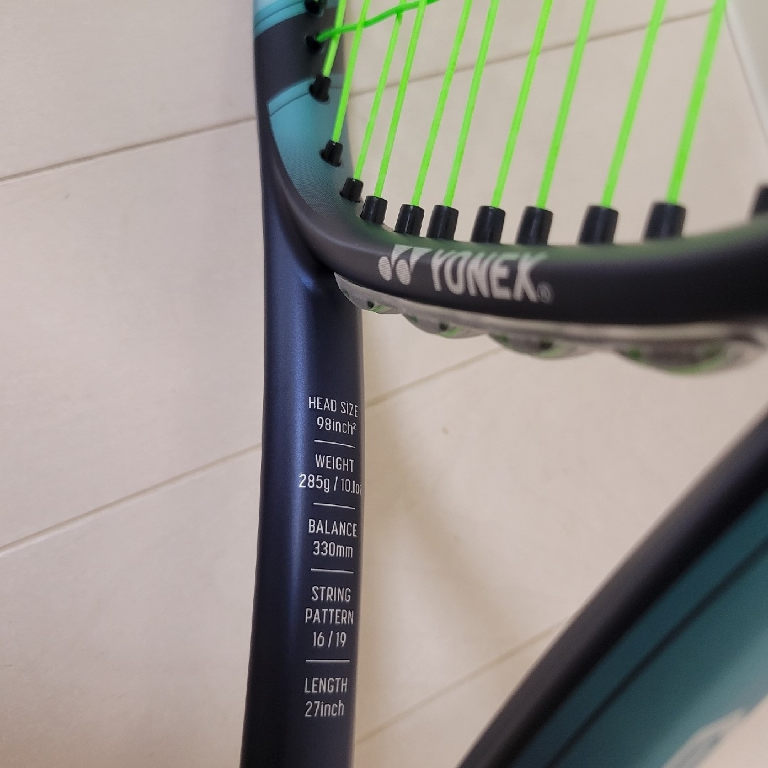 YONEX(ヨネックス)のYONEX EZONE98L 2022 美品 G3 スポーツ/アウトドアのテニス(ラケット)の商品写真