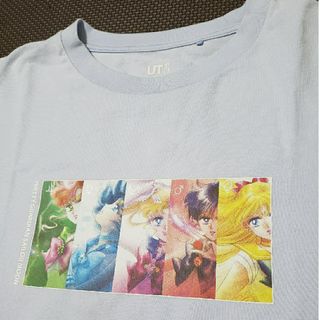 セーラームーン(セーラームーン)の■セーラームーン　Tシャツ　UNIQLO　セーラー戦士　原作画　Sサイズ(Tシャツ(半袖/袖なし))