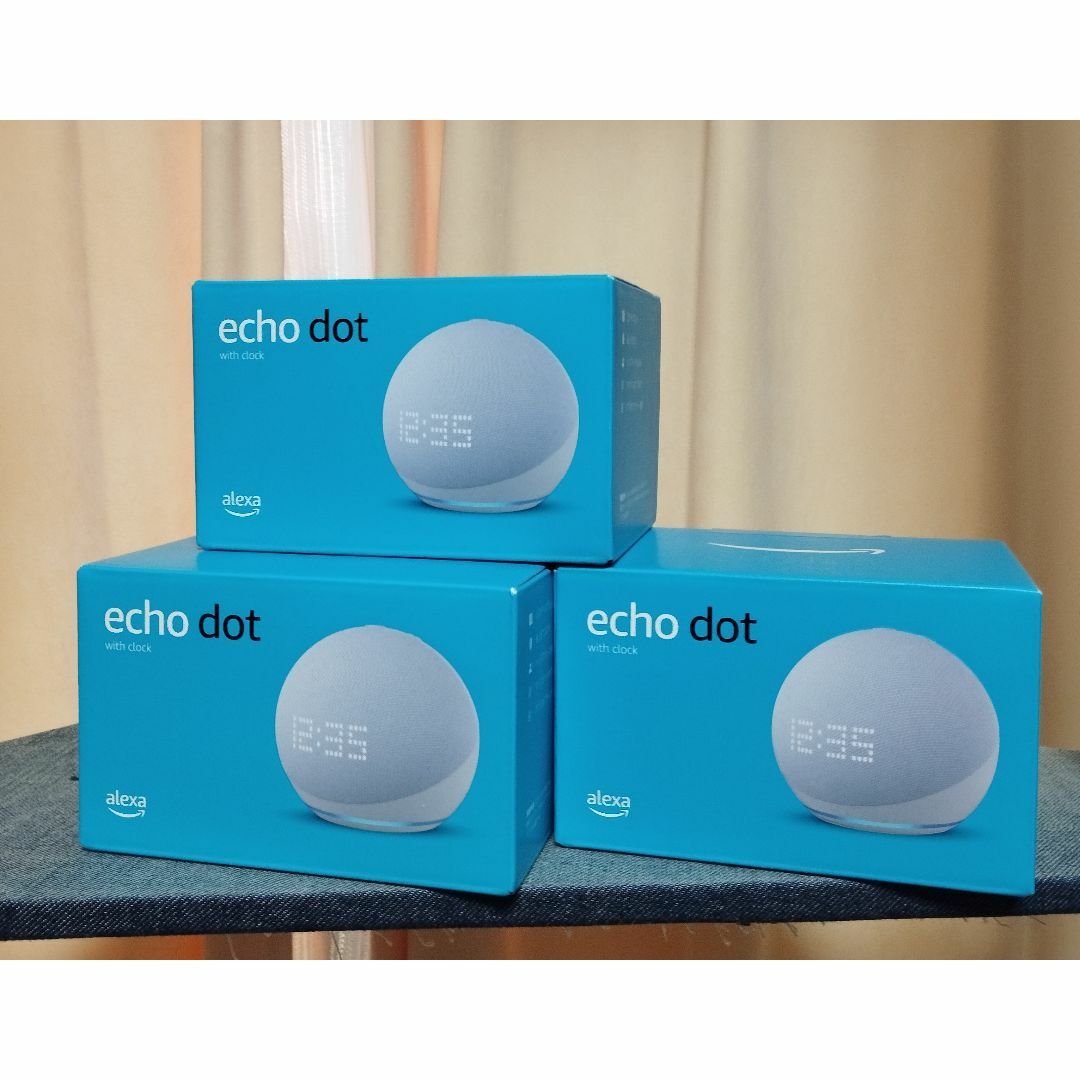 Echo Dot with clock 第5世代 3個セット