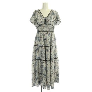 アザー(other)のハーリップトゥ Watercolor Floral Tiered ワンピース(ロングワンピース/マキシワンピース)