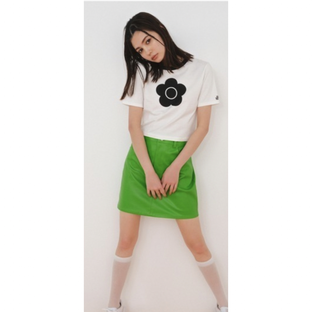 Lily Brown(リリーブラウン)のLILY BROWN×MARY QUANT】バリエーションクロップドTシャツ レディースのトップス(Tシャツ(半袖/袖なし))の商品写真