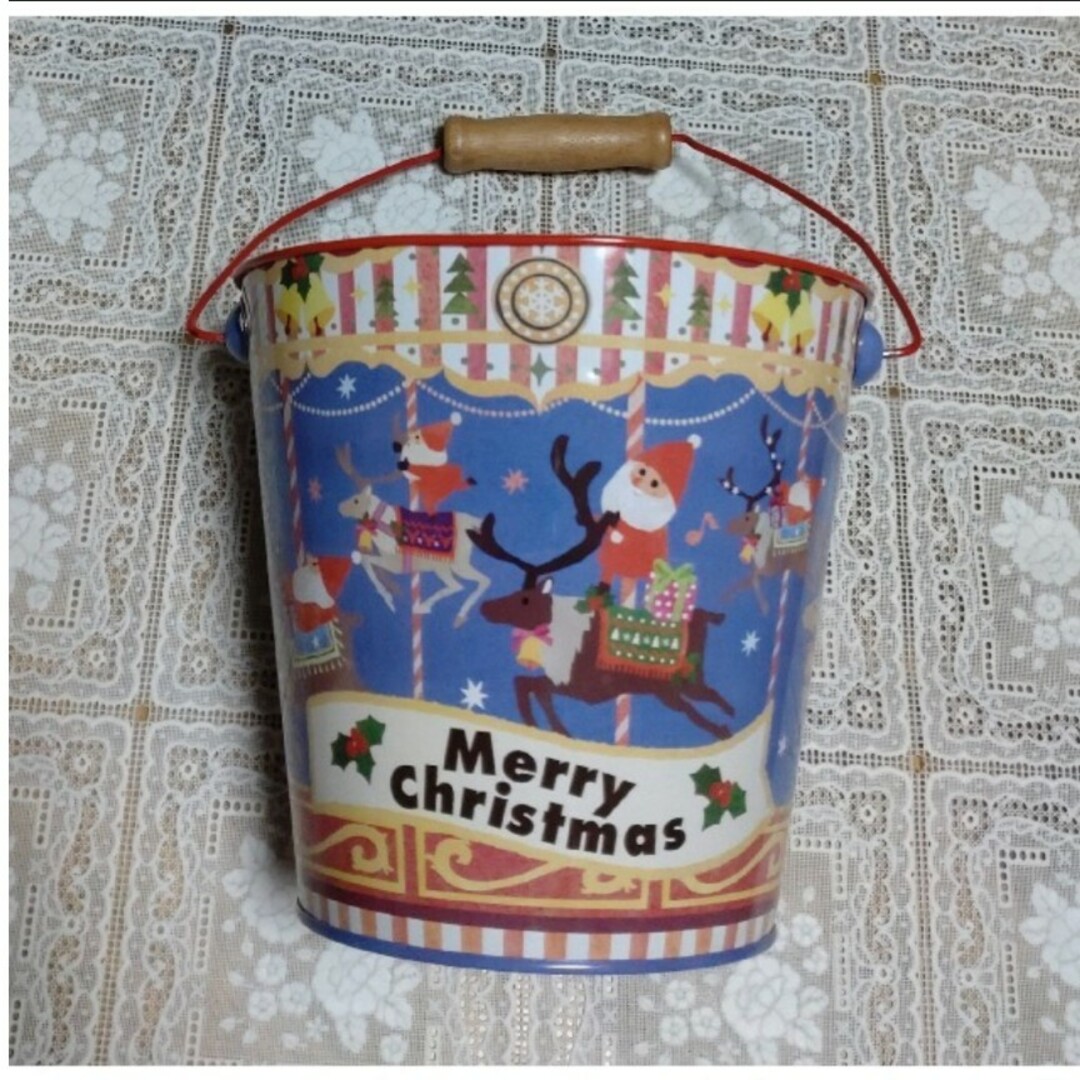 KALDI(カルディ)の💮【未使用】カルディ クリスマス缶 エンタメ/ホビーのおもちゃ/ぬいぐるみ(その他)の商品写真