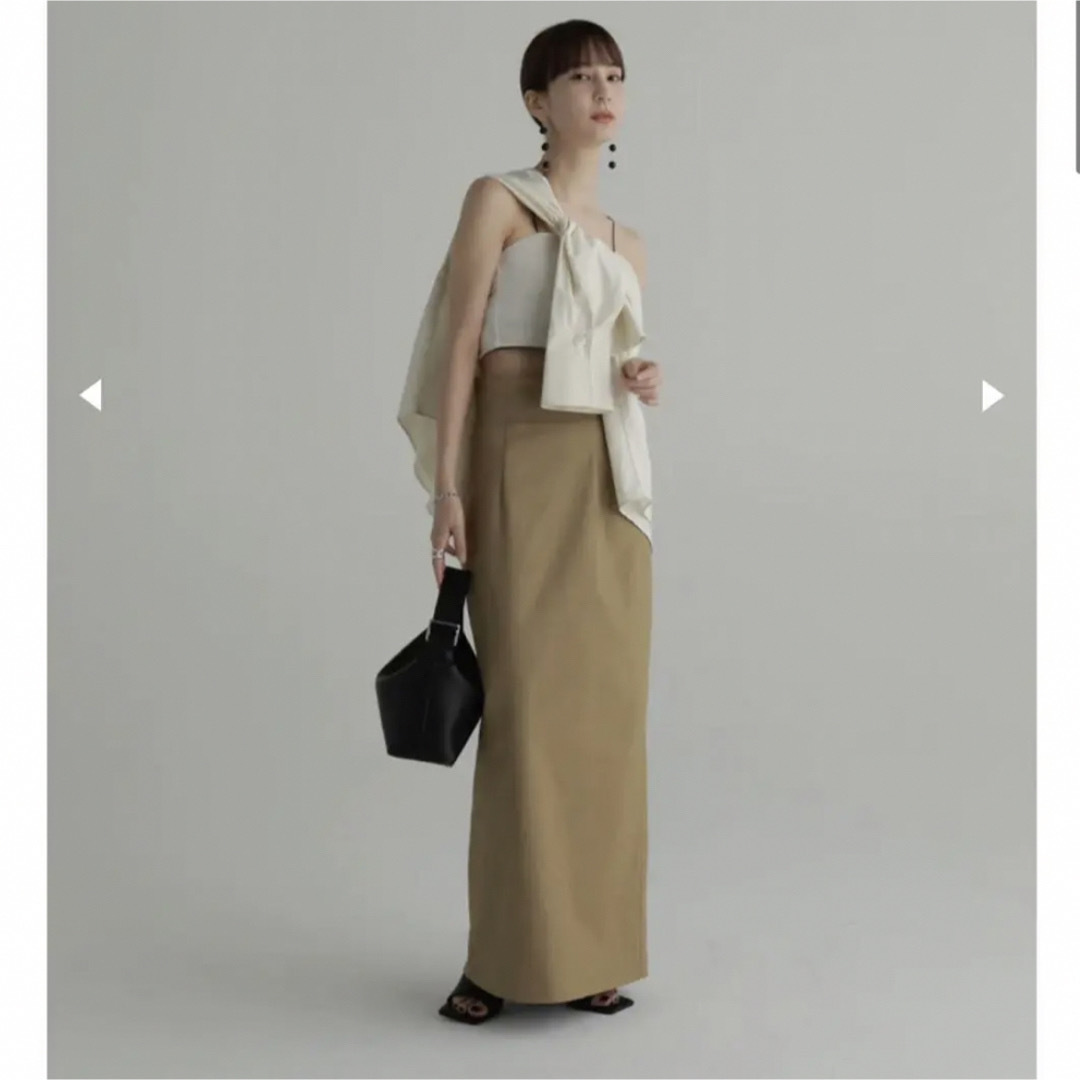 TODAYFUL - louren / high waist pencil skirt beige Tの通販 by