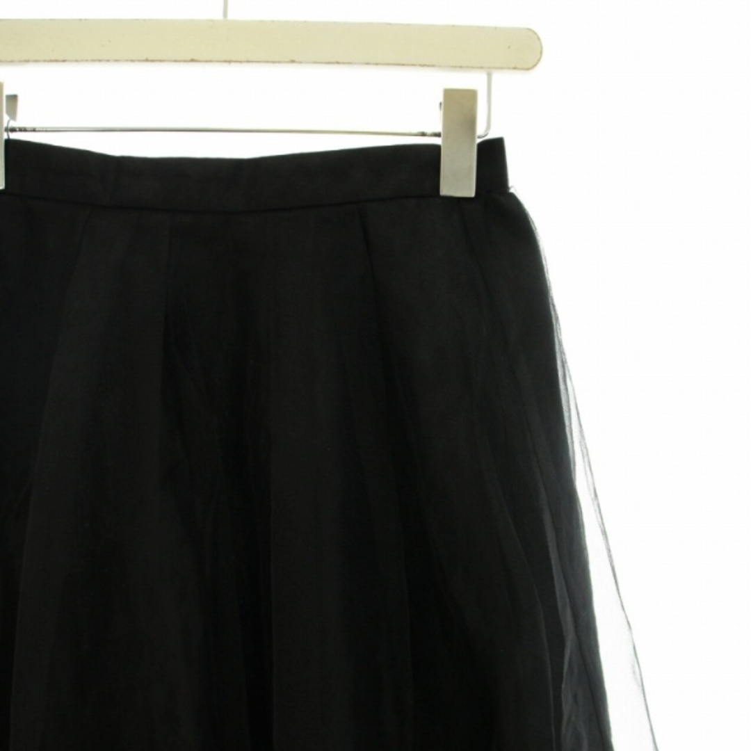 TOCCA(トッカ)のトッカ チュールスカート フレアスカート ロング ミモレ 0 S 黒 ブラック レディースのスカート(ロングスカート)の商品写真