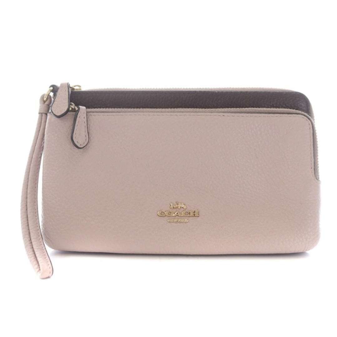 COACH コーチ 長財布 ボルドー シグネチャー - 財布