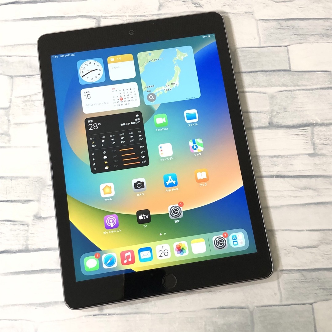 美品iPad第6世代wifiモデル32gb
