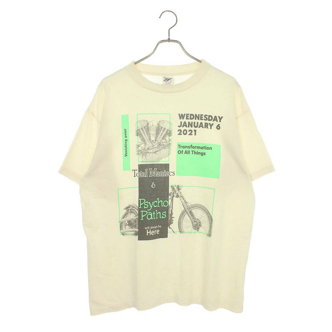 セントマイケル SAINT MICHAEL  23SS  STHD_SS TEE/PSYCHOPATH SM-S23-0000-118 フロントプリントTシャツ メンズ L