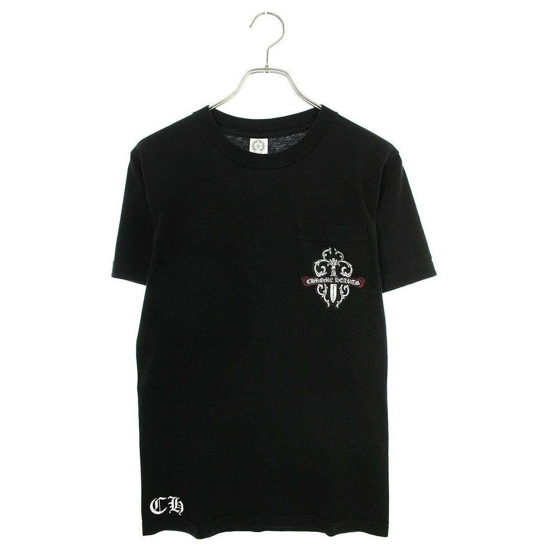 Tシャツ/カットソー(半袖/袖なし)クロムハーツ  CH T-SHRT/1 ダガーバックプリントTシャツ メンズ S