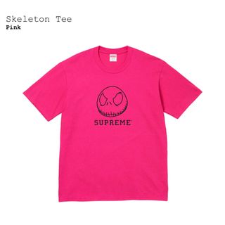 シュプリーム(Supreme)のシュプリーム　Supreme Skeleton Tee Pink 新品　サイズL(Tシャツ/カットソー(半袖/袖なし))