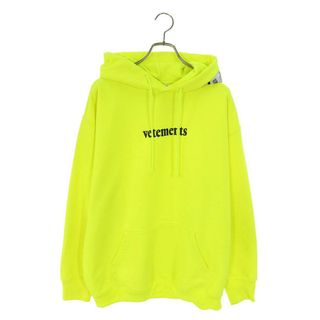 ヴェトモン(VETEMENTS)のヴェトモン  20SS  SS20TR311 バーコードパッチロゴプルオーバーパーカー メンズ L(パーカー)