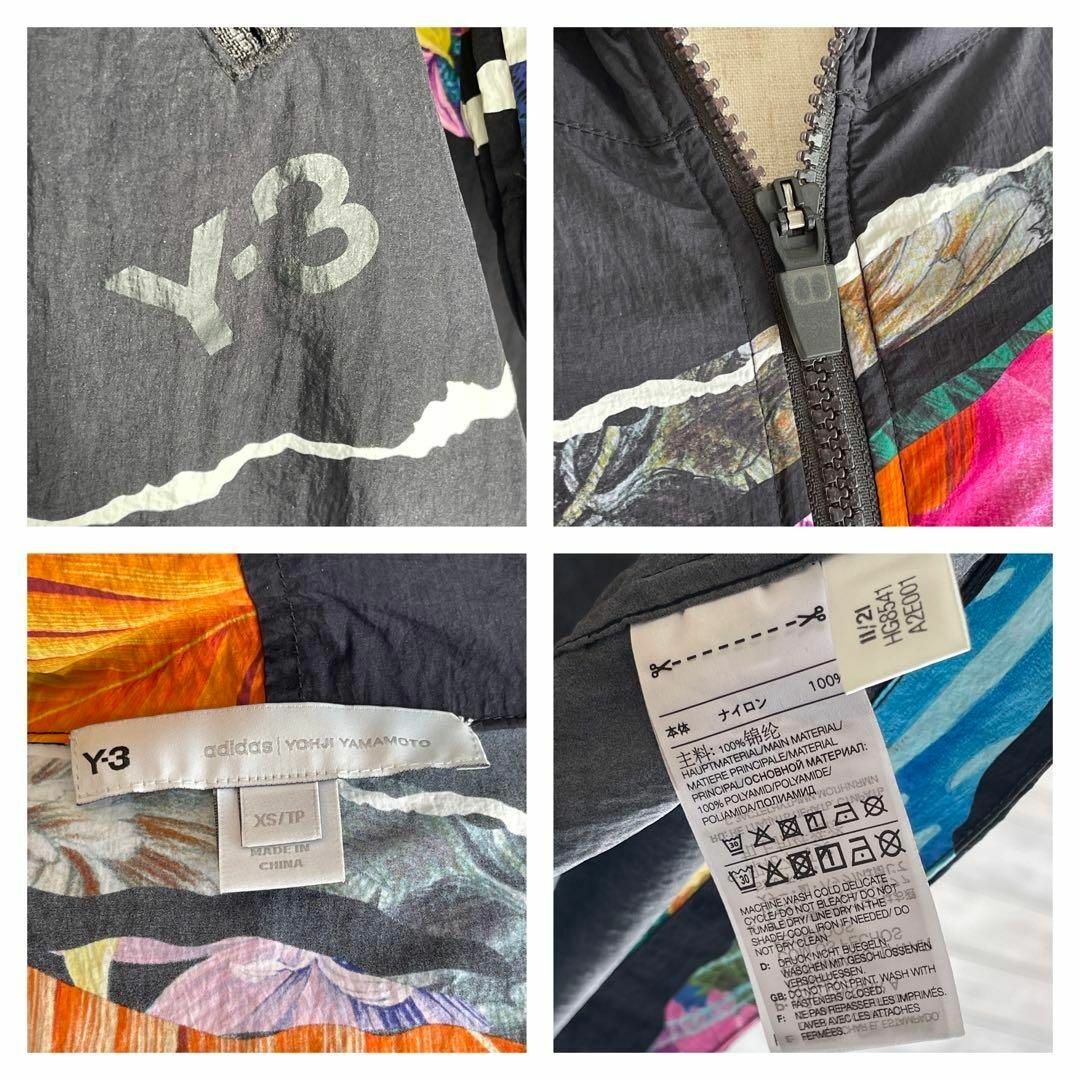 Y-3(ワイスリー)の超希少　Y-3　20周年記念　W CH2 AOP PARKA　ナイロンパーカー レディースのジャケット/アウター(ロングコート)の商品写真