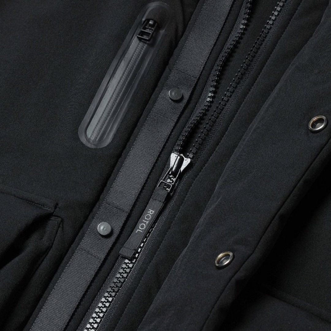 1LDK SELECT(ワンエルディーケーセレクト)のROTOL BOMMER VEST ダウンベスト 3 L XL 黒 black メンズのジャケット/アウター(ダウンベスト)の商品写真