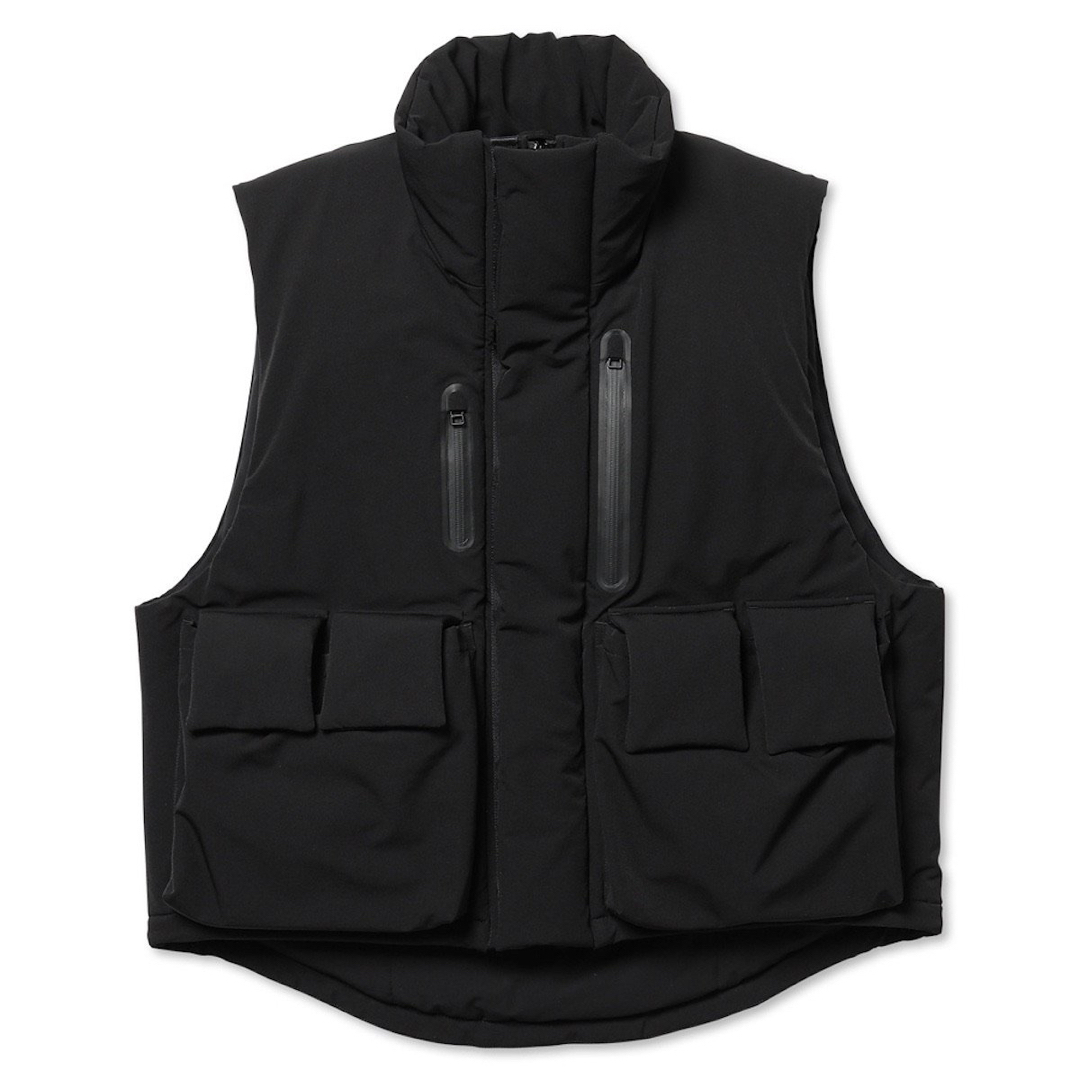 1LDK SELECT(ワンエルディーケーセレクト)のROTOL BOMMER VEST ダウンベスト 3 L XL 黒 black メンズのジャケット/アウター(ダウンベスト)の商品写真