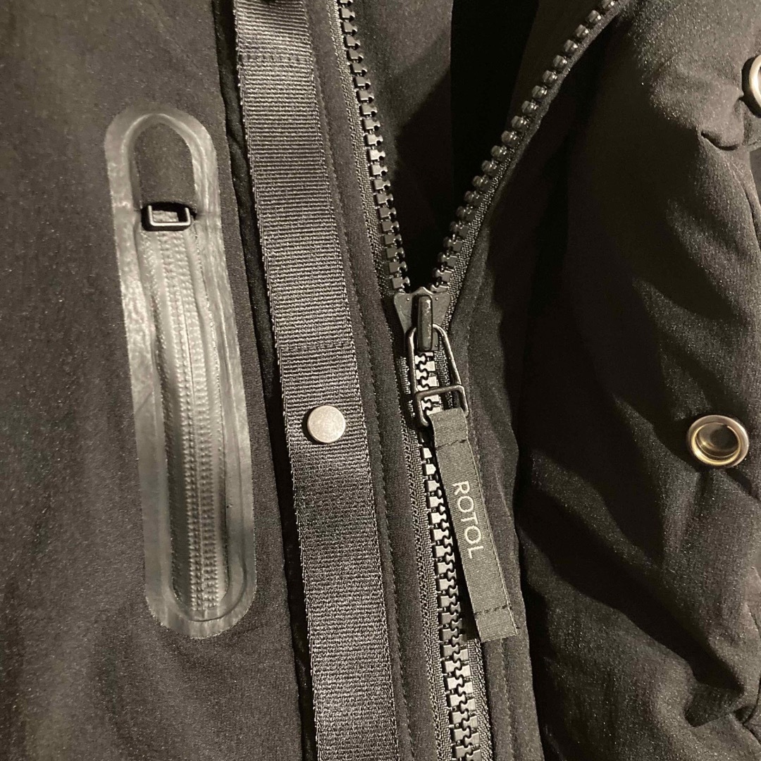 1LDK SELECT(ワンエルディーケーセレクト)のROTOL BOMMER VEST ダウンベスト 3 L XL 黒 black メンズのジャケット/アウター(ダウンベスト)の商品写真