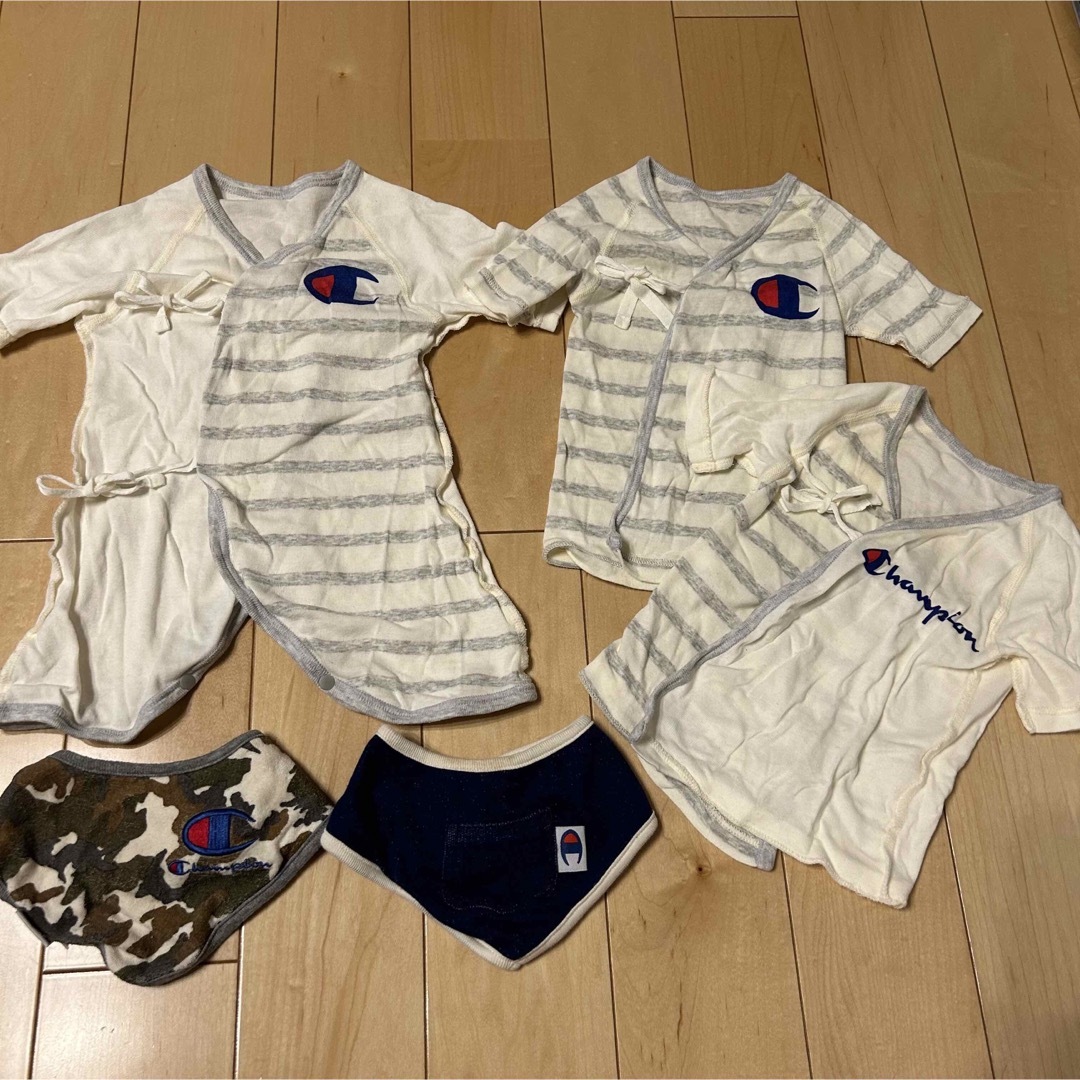 Champion(チャンピオン)の新生児肌着セット キッズ/ベビー/マタニティのベビー服(~85cm)(肌着/下着)の商品写真