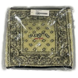 supreme Bandana Fleece Neck Gaiter black