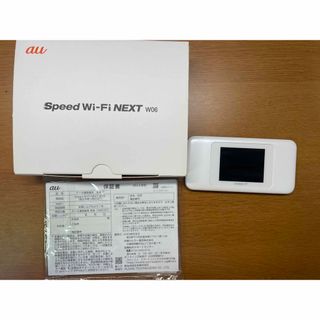 ファーウェイ(HUAWEI)のWiMAX 2+ Speed WiFi NEXT W06 au(その他)