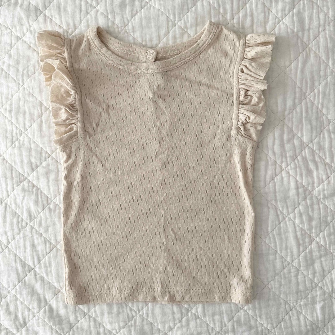 Soor ploom frill tee Natural 6Y-