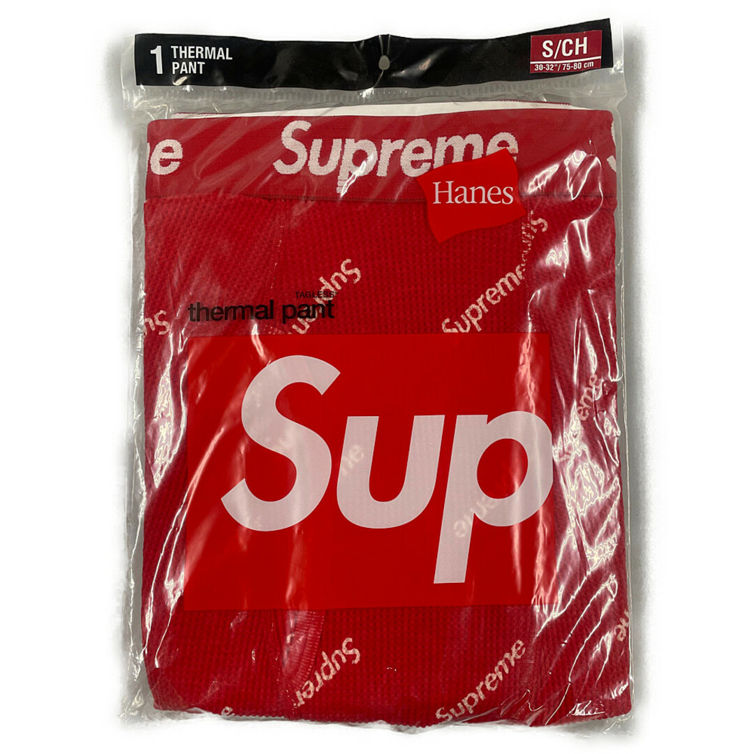 Supreme(シュプリーム)のSUPREME シュプリーム ×Hanes ヘインズ THERMAL PANTS サーマル パンツ レギンス パンツ レッド S 正規品 / B4237 メンズのパンツ(その他)の商品写真