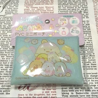 サンエックス(サンエックス)の【新品未使用】すみっコぐらし　たぴおかパーク　PVCミニポーチ(キャラクターグッズ)