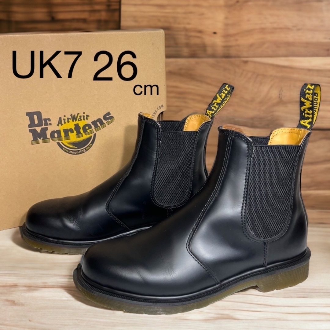 美品 26cm UK7 ドクターマーチン チェルシー ブーツ2976-eastgate.mk
