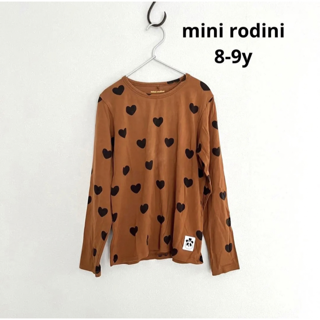 こどもビームス(コドモビームス)のmini rodini ミニロディーニ 長袖 Tシャツ 8-9y 130 キッズ/ベビー/マタニティのキッズ服女の子用(90cm~)(Tシャツ/カットソー)の商品写真