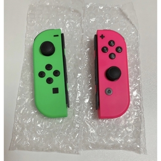 ニンテンドースイッチ(Nintendo Switch)のJOY-CON Switch ジョイコン ジャンク　ネオングリーン&ピンク(その他)