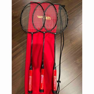 ウィルソン(wilson)の美品　3本セット　BLAZE SX8800J CV(バドミントン)