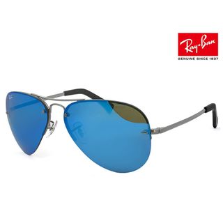 レイバン(Ray-Ban)の【新品】 レイバン アビエーター サングラス rb3449 004/55  Ray-Ban rayban Aviator 00455 ティアドロップ メンズ レディース ブルーミラーレンズ(サングラス/メガネ)