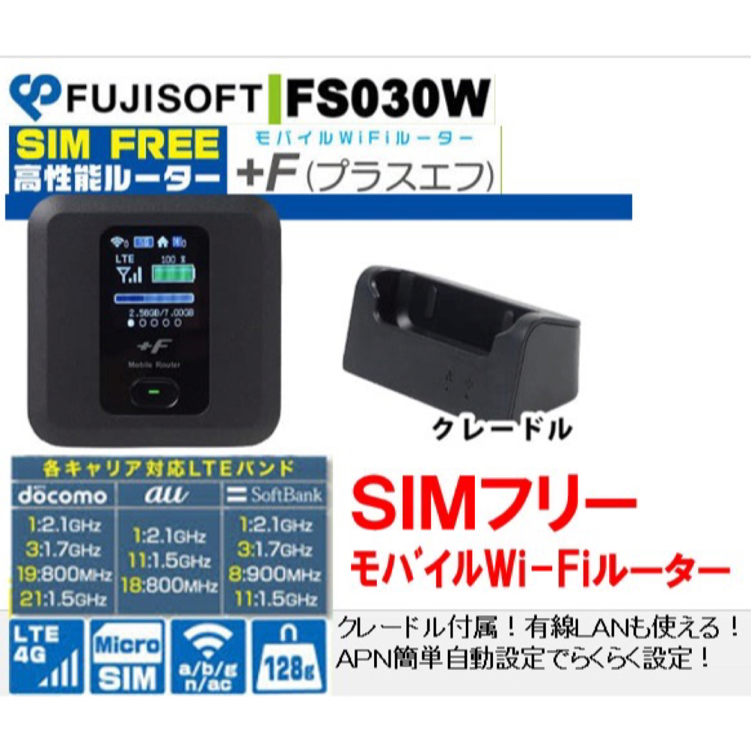 新品未使用　SIMフリー　モバイルWi-Fiルーター　モバイルルーター