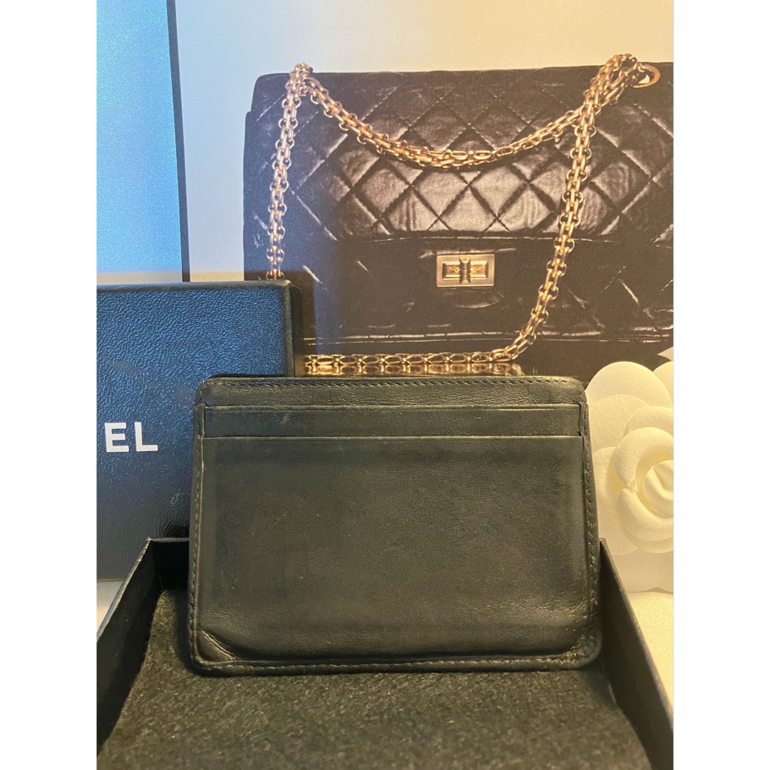 CHANEL(シャネル)のシャネル♡カードケース　カンボンライン　ブラック レディースのファッション小物(財布)の商品写真